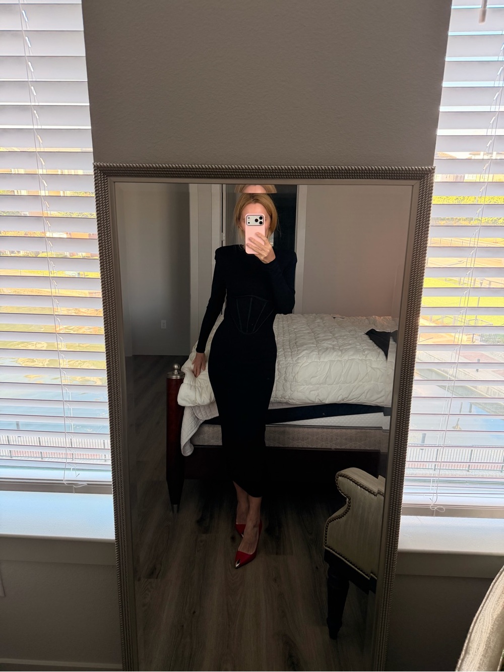 Versace Runway Black Corset Midi Dress IT 40 /
US 4 XS S